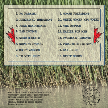 Abdul Butt "Perceived Immigrant" EP Back Cover